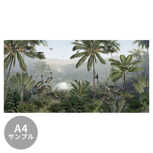 【サンプル】はがせるミューラル壁紙 のりなし Sir Edward Monkey Sanctuary W13378