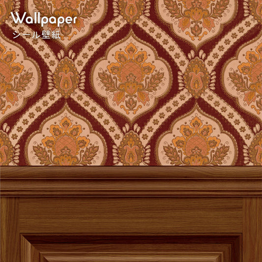 【サンプル】はがせる壁紙 シールタイプ レトロトレ ヴィンテージ切り替えパネル TRT-VWK08 ウィーン