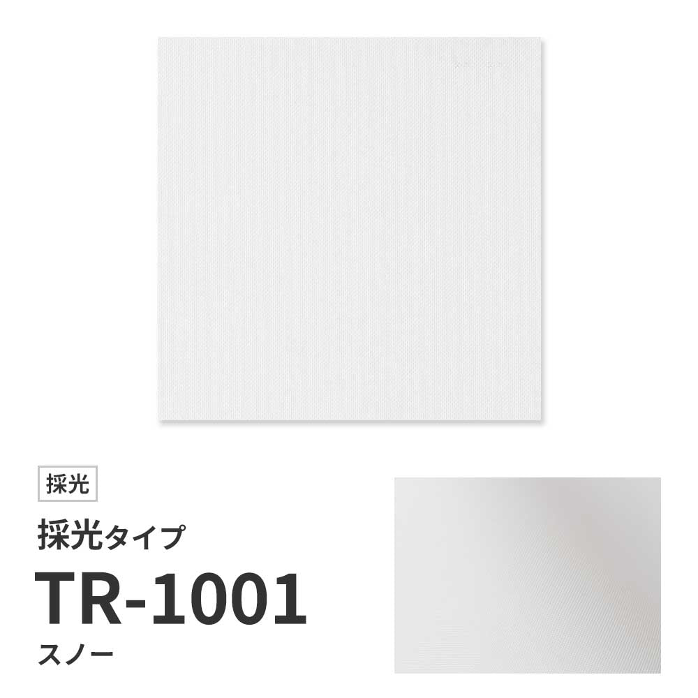 【サンプル】 ロールスクリーン UVカット 採光 スノー TR-1001