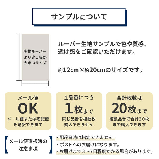 サンプルについて