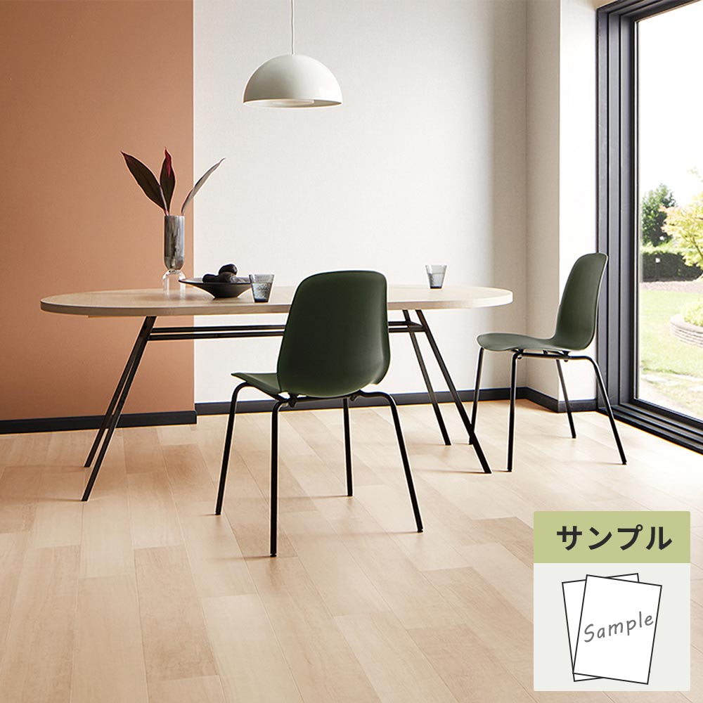 【サンプル】 フロアタイル サンゲツ ウッド シルキーメイプル WD-2078