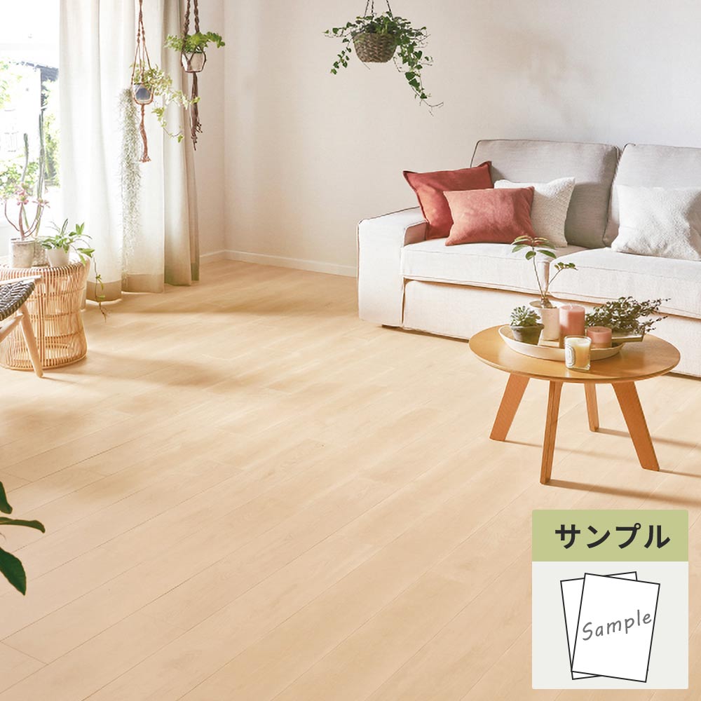 【サンプル】 フロアタイル サンゲツ ウッド セレナバーチ WD-2092