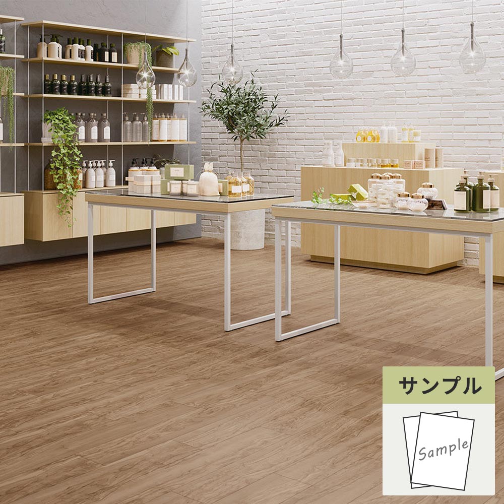【サンプル】 フロアタイル サンゲツ ウッド オリーブ WD-2096