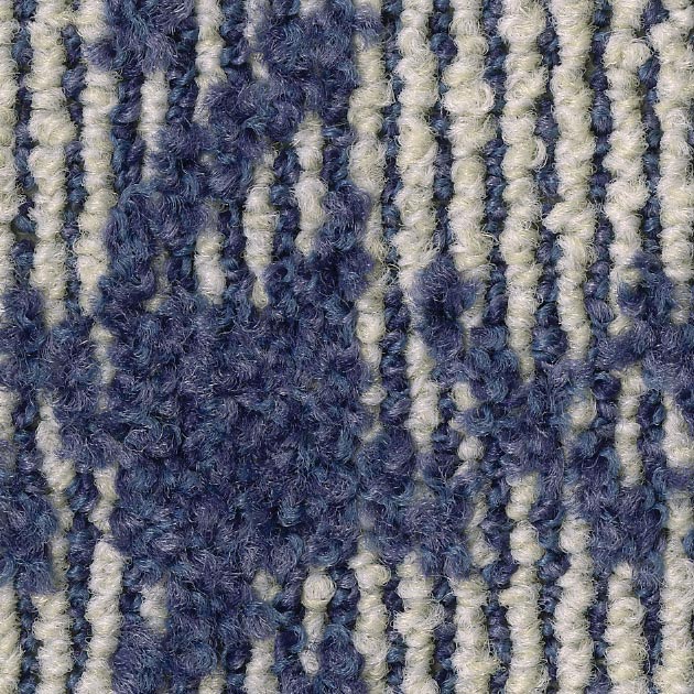 【サンプル】洗えるタイルカーペット サンゲツ  STYLE KIT+ CHECK KIT-1662 ブルー 吸着タイプ 床暖房対応 消臭