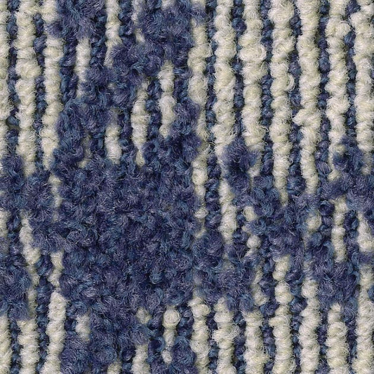 【サンプル】洗えるタイルカーペット サンゲツ  STYLE KIT+ CHECK KIT-1662 ブルー 吸着タイプ 床暖房対応 消臭