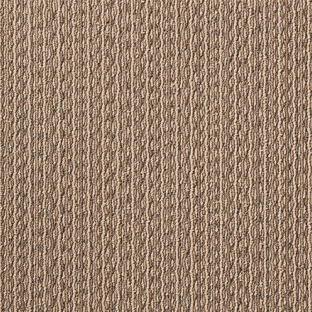 【サンプル】洗えるタイルカーペット 東リ ファブリックフロア アタック950NE ソフトループネオ AK9554 チョコクリーム 吸着タイプ 床暖房対応