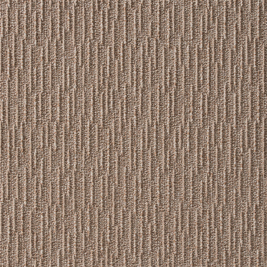 【サンプル】洗えるタイルカーペット 東リ ファブリックフロア スクエア2100 サイザループ FF2106 アースベージュ 吸着タイプ 床暖房対応