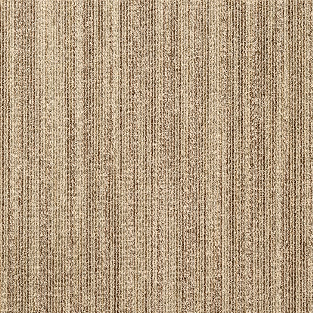 【サンプル】洗えるタイルカーペット 東リ ファブリックフロア スクエア4200 スズカスリ FF4201 白茶絣 吸着タイプ 床暖房対応