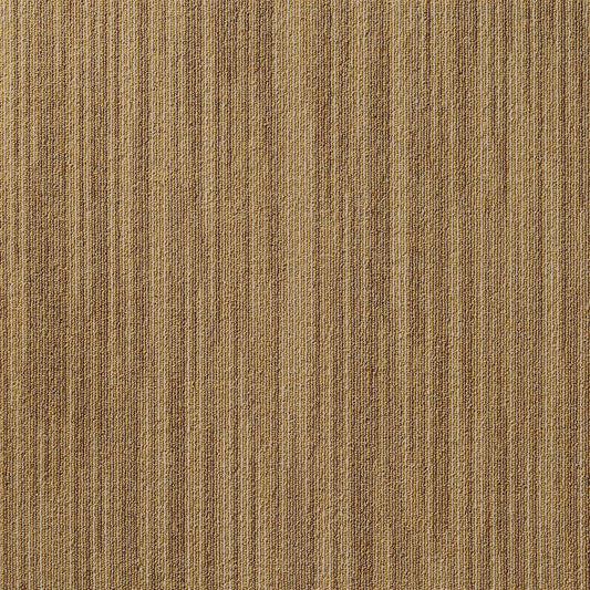 【サンプル】洗えるタイルカーペット 東リ ファブリックフロア スクエア4200 スズカスリ FF4202 黄茶絣 吸着タイプ 床暖房対応