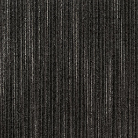 【サンプル】洗えるタイルカーペット 東リ ファブリックフロア スクエア4200 スズカスリ FF4203 黒灰絣 吸着タイプ 床暖房対応