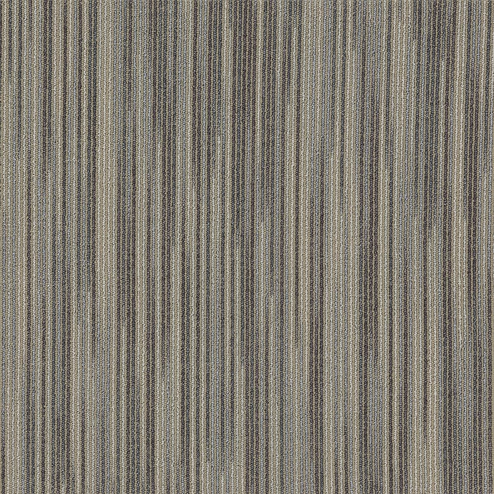 【サンプル】洗えるタイルカーペット 東リ ファブリックフロア スクエア4200 スズカスリ FF4204 薄墨絣 吸着タイプ 床暖房対応