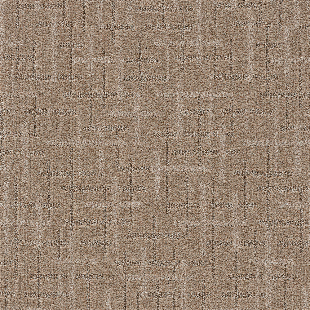 【サンプル】洗えるタイルカーペット 東リ ファブリックフロア スクエア4500 ステラクロス FF4502 クラウドベージュ 吸着タイプ 床暖房対応