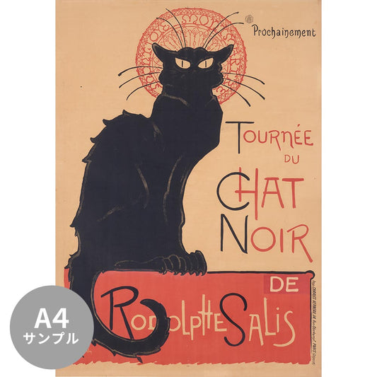 【サンプル】はがせるミューラル壁紙 シールタイプ スタンラン 黒猫 TSO-S00031
