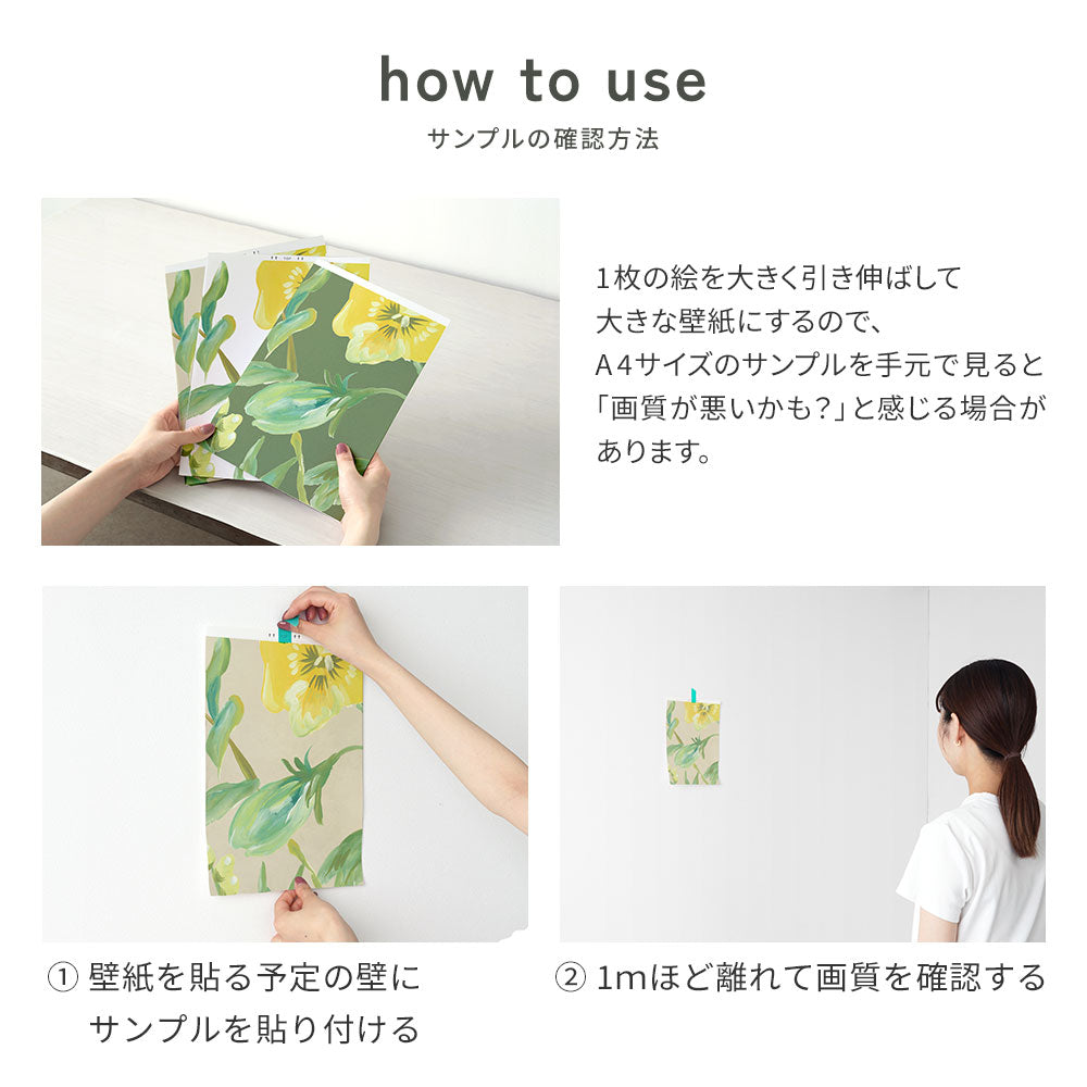 サンプルの確認方法