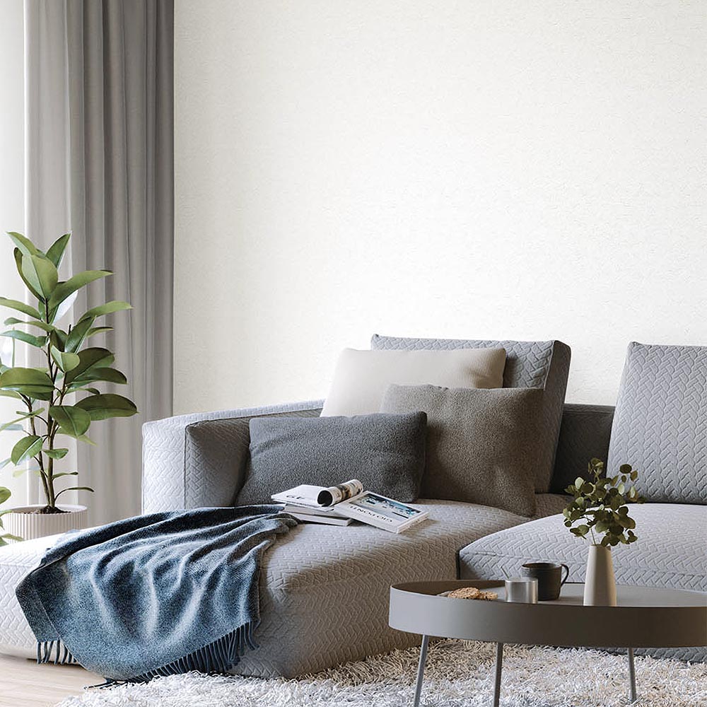 生のり付き【10m+施工道具セット】お買い得 国産壁紙 クロス / シンコール / 白の塗り壁調 SLP-344