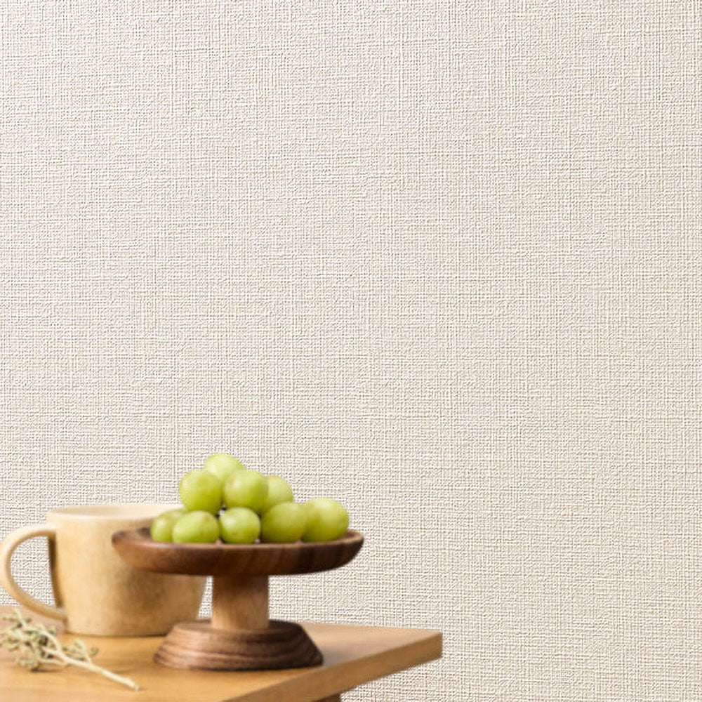 生のり付き【10mパック】お買い得 国産壁紙 クロス / シンコール / アイボリー SLP-353