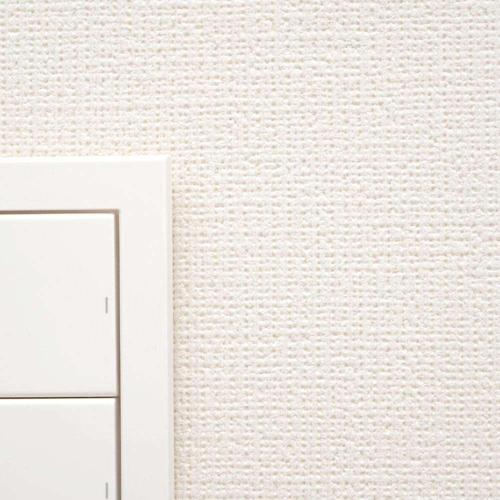 生のり付き【10mパック】お買い得 国産壁紙 クロス / サンゲツ / 白の織物調 SP-2525