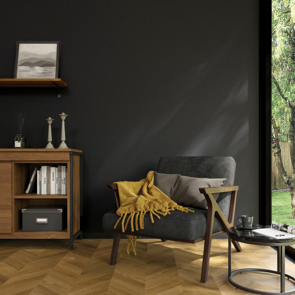 生のり付き【1m単位切り売り】お買い得 国産壁紙 クロス / サンゲツ / ブラック SP-2590