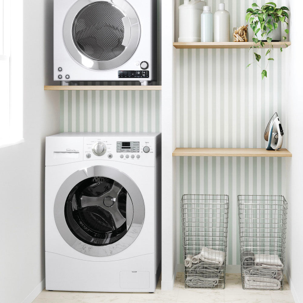 のりなし【1m単位切り売り】お買い得 国産壁紙 クロス / サンゲツ / ストライプ SP-2593