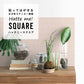 貼ってはがせる シール壁紙 「Hatte me! Square （ハッテミースクエア）」 リメイクシート パステルモザイクタイル （42cmx42cm）6枚1セット HMSQ-PAMO-02 / ほほえみコーラル