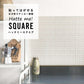 貼ってはがせる シール壁紙 「Hatte me! Square （ハッテミースクエア）」 リメイクシート パステルモザイクタイル （42cmx42cm）6枚1セット HMSQ-PAMO-03 / なめらかベージュ