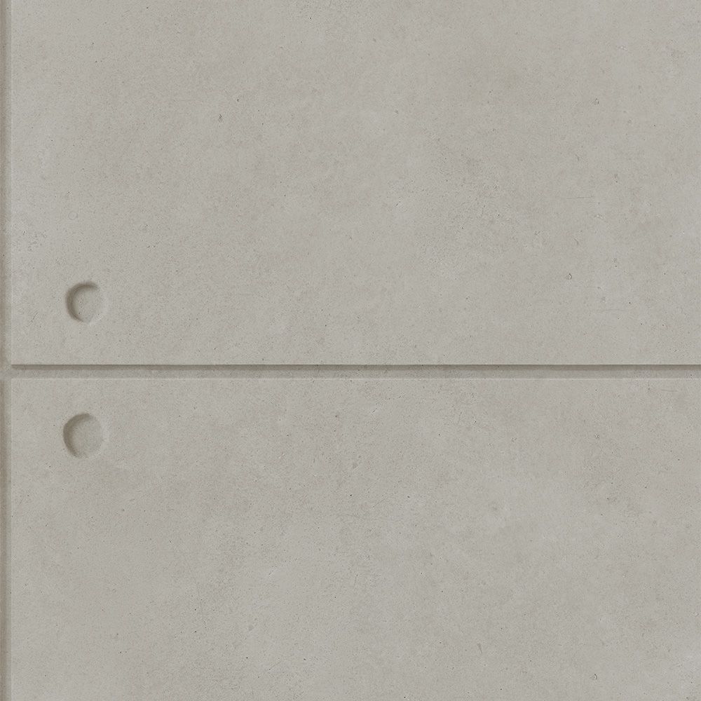 はがせる壁紙 シールタイプ SLOW TiME ナチュラルモダンコンクリート (49cm×2.5mサイズ) TST-MC02 グレー