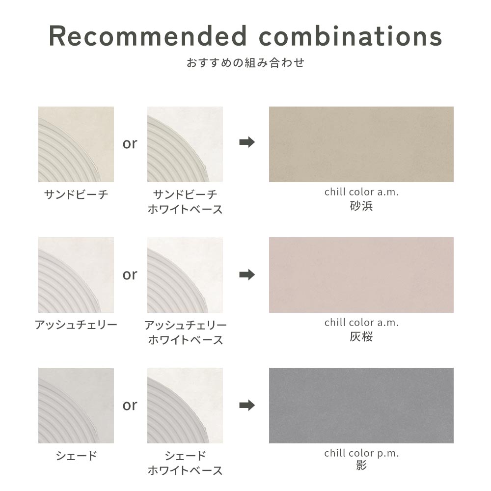 おすすめの組み合わせ