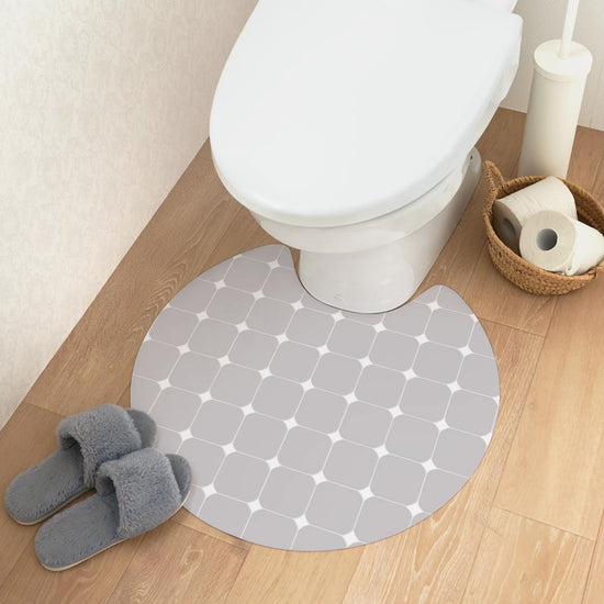 拭けるトイレマット サークルタイプ 60cm×56cm ランジェタイル/パッセ