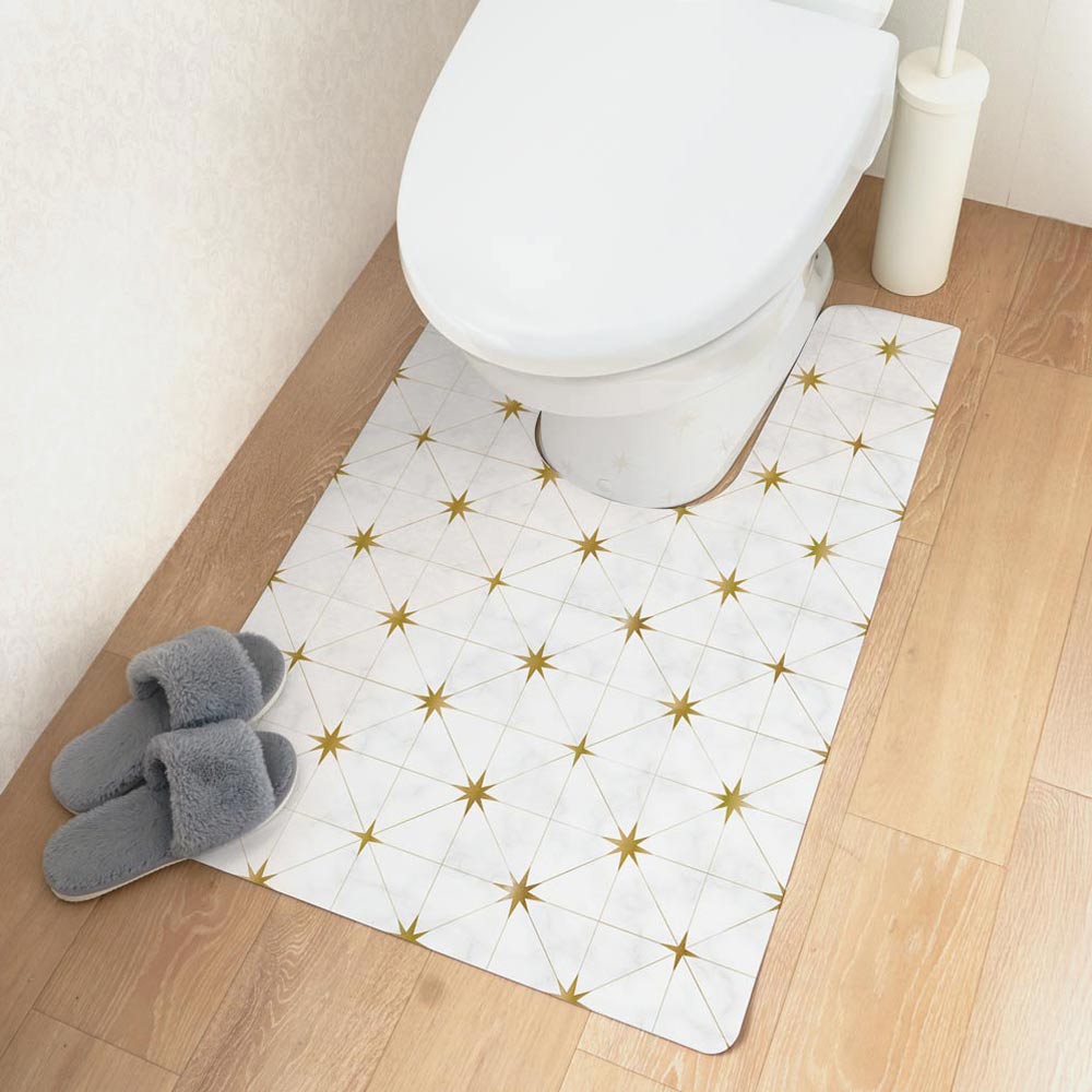 拭けるトイレマット ロングタイプ 60cm×91cm エトワレ