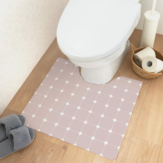 拭けるトイレマット スクエアタイプ 60cm×56cm ランジェタイル/ルルベ