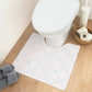 拭けるトイレマット スクエアタイプ 60cm×56cm カロアフルール/アズール