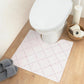 拭けるトイレマット スクエアタイプ 60cm×56cm カロアフルール/コライユ