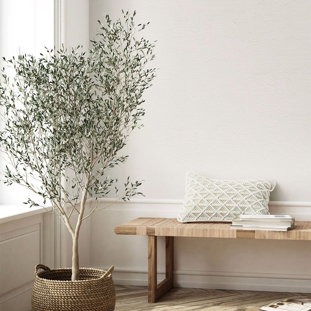 生のり付き【1m単位切り売り】お買い得 国産壁紙 クロス / 東リ / 白の塗り壁調 VS-2027