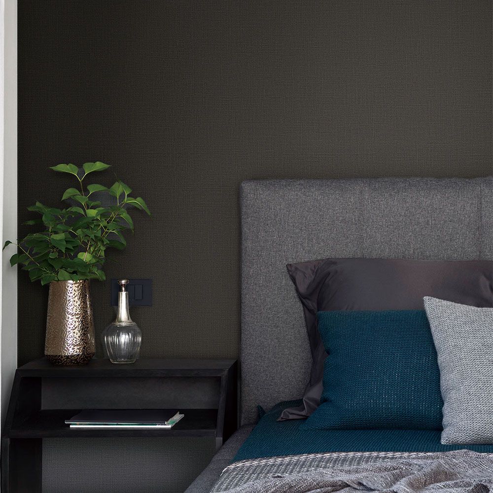 生のり付き【10m+施工道具セット】お買い得 国産壁紙 クロス / 東リ / ブラック・グレー VS-2062