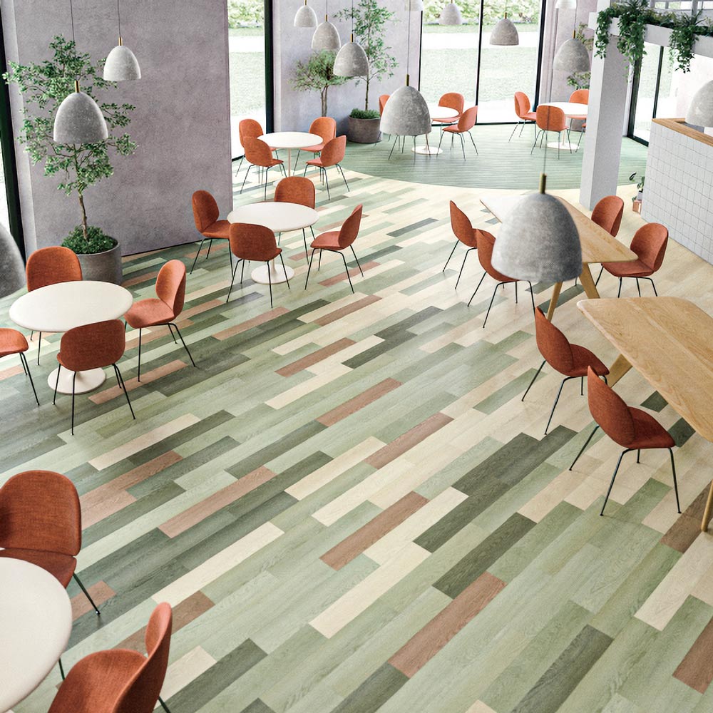 フロアタイル サンゲツ ウッド スピンオーク 【1ケース(24枚入)単位で販売】 WD-2030-W