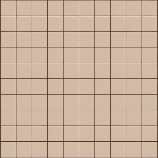 【サンプル】貼ってはがせる シール壁紙 「Hatte me! （ハッテミー）」 リメイクシート WALLN カラースクエアタイル CSQT-06 / ベージュ