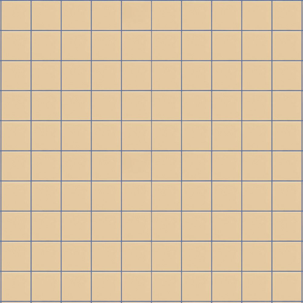 【サンプル】貼ってはがせる シール壁紙 「Hatte me! （ハッテミー）」 リメイクシート WALLN カラースクエアタイル CSQT-13 / ハニーイエロー×ブルー