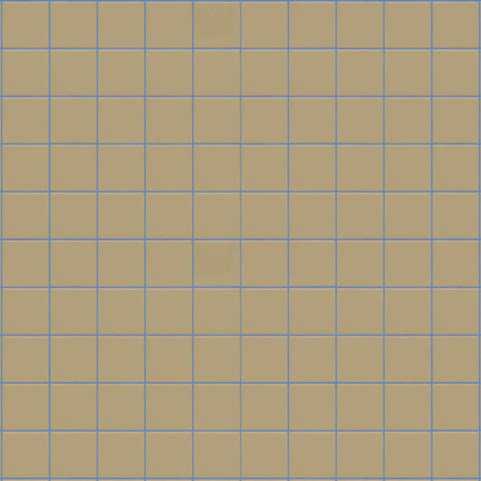 【サンプル】貼ってはがせる シール壁紙 「Hatte me! （ハッテミー）」 リメイクシート WALLN カラースクエアタイル CSQT-15 / グレージュ×ブルー