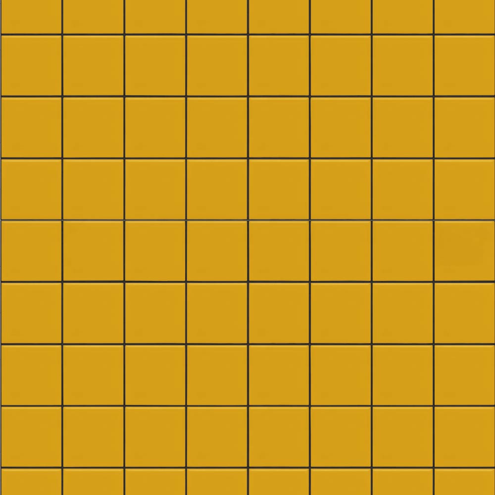 カラースクエアタイル/イエロー