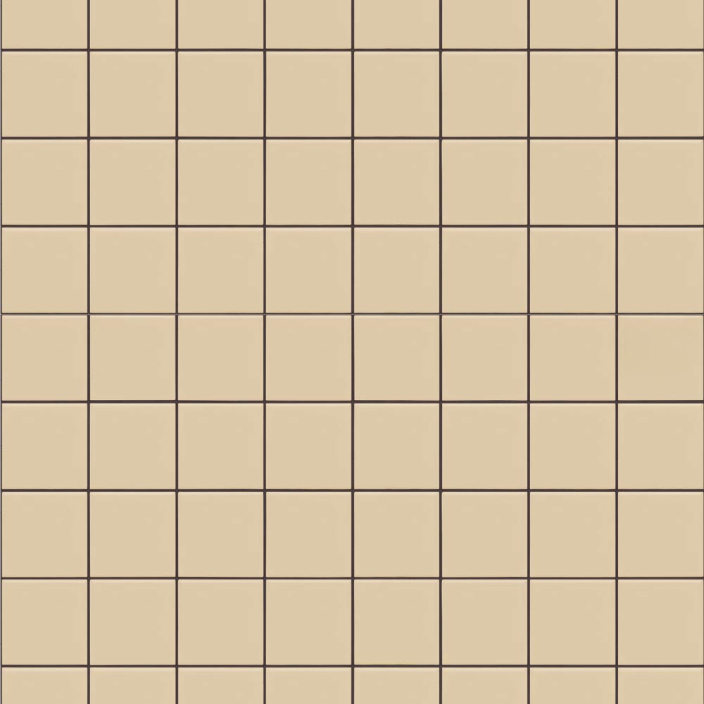 カラースクエアタイル/ベージュ