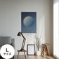 Hattan Art Poster ハッタンアートポスター WALLN Moonシリーズ 月光海 / Lサイズ（64cm×90cm）