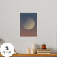 Hattan Art Poster ハッタンアートポスター WALLN Moonシリーズ 暁月 / Sサイズ（32cm×45cm）
