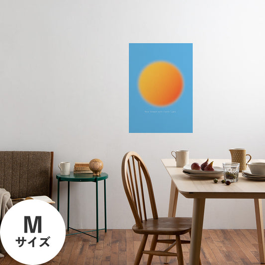 Hattan Art Poster ハッタンアートポスター WALLN Sunシリーズ 夏の輝き / Mサイズ（45cm×64cm）