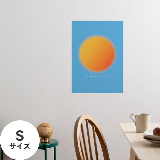 Hattan Art Poster ハッタンアートポスター WALLN Sunシリーズ 夏の輝き / Sサイズ（32cm×45cm）