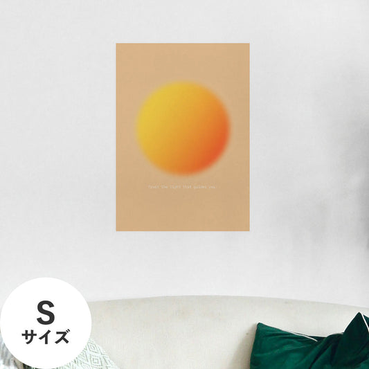 Hattan Art Poster ハッタンアートポスター WALLN Sunシリーズ 砂漠の光 / Sサイズ（32cm×45cm）