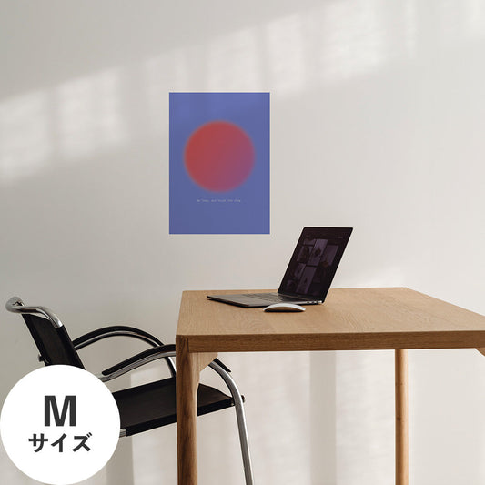 Hattan Art Poster ハッタンアートポスター WALLN Sunシリーズ 海に沈む夕日 / Mサイズ（45cm×64cm）