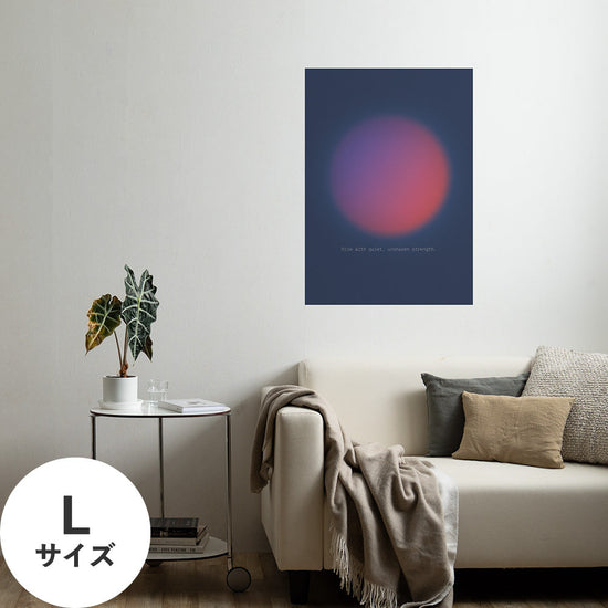 Hattan Art Poster ハッタンアートポスター WALLN Sunシリーズ 夜明け / Lサイズ（64cm×90cm）