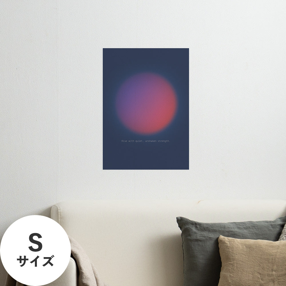 Hattan Art Poster ハッタンアートポスター WALLN Sunシリーズ 夜明け / Sサイズ（32cm×45cm）