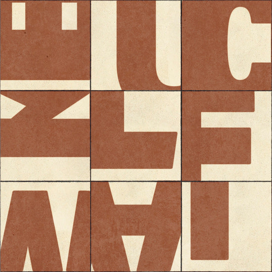 はがせる壁紙 シールタイプ WALLN レターブロック (49cm×2.5mサイズ) TKH-LB05