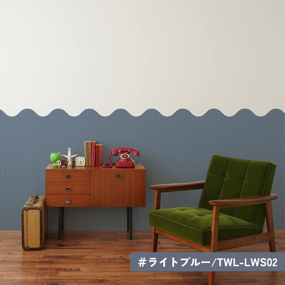 ライトブルー施工